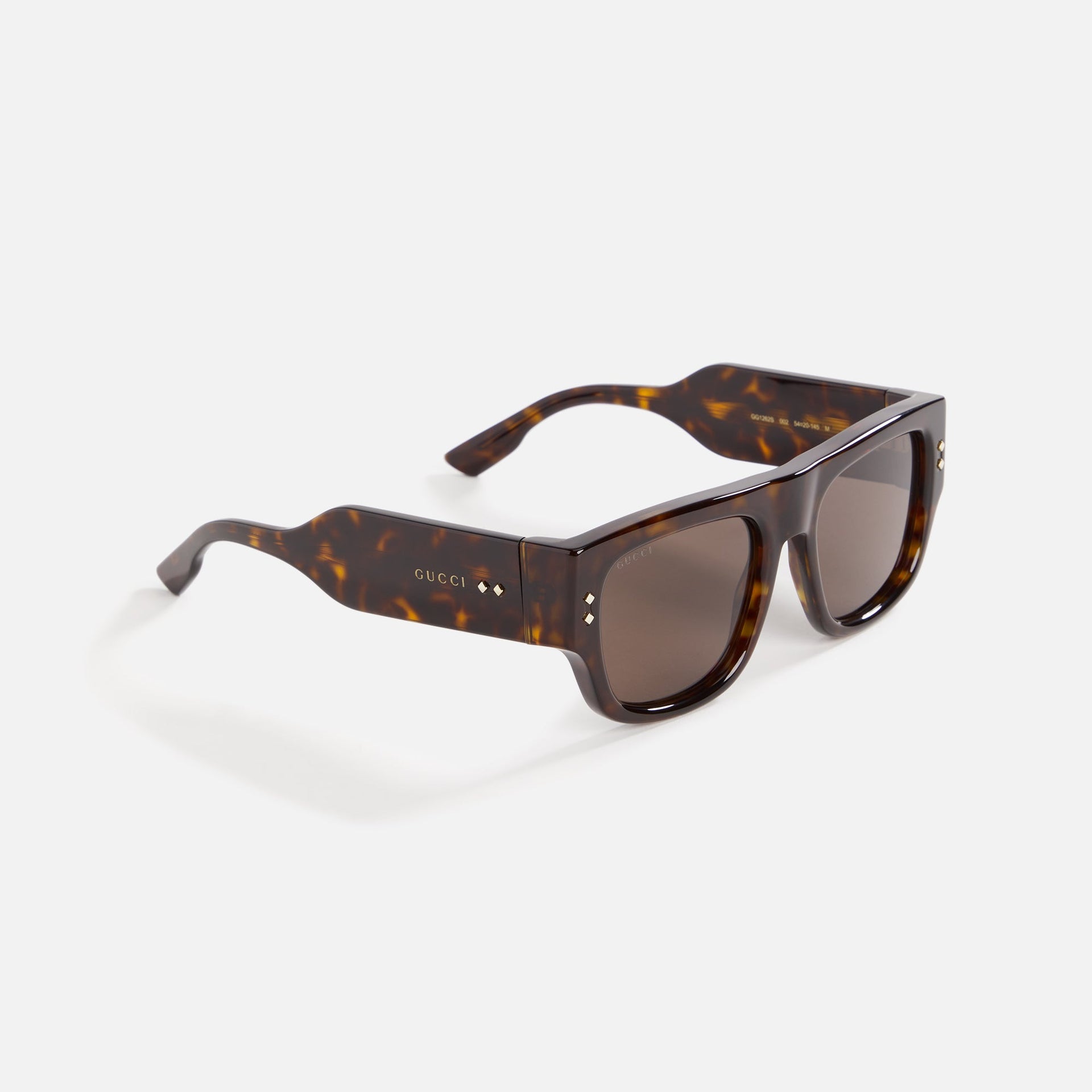 Gucci 002 Sunglasses - Havana / Brown