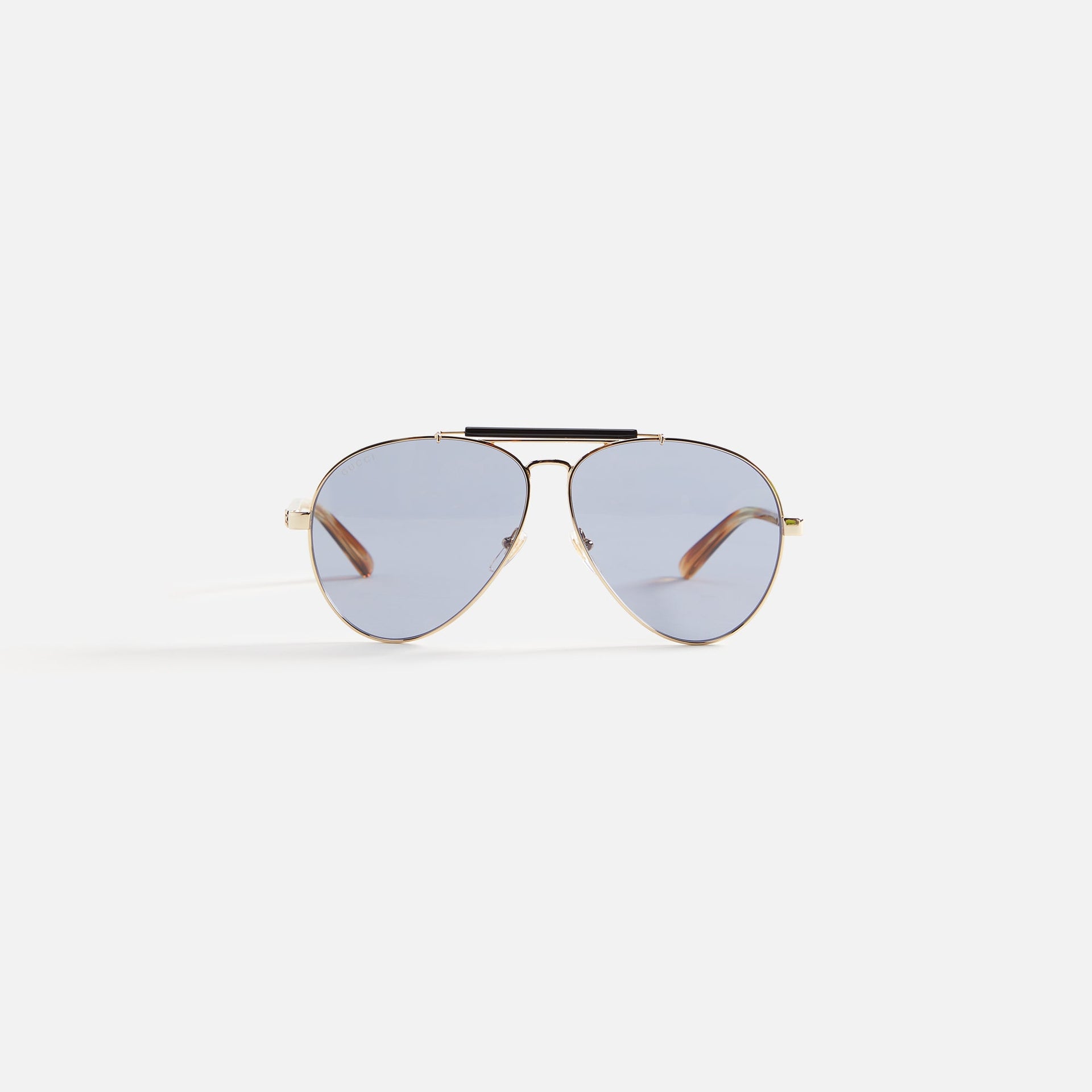 Gucci 004 Sunglasses - Gold / Havana / Grey