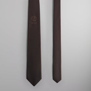 Kith & Giorgio Armani Jacquard Tie - Kindling