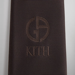 Kith & Giorgio Armani Jacquard Tie - Kindling