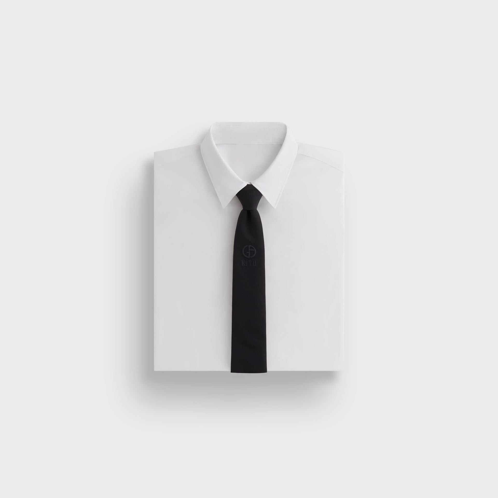 Giorgio Armani & Kith &Kin Milano Crepe Tie - Black