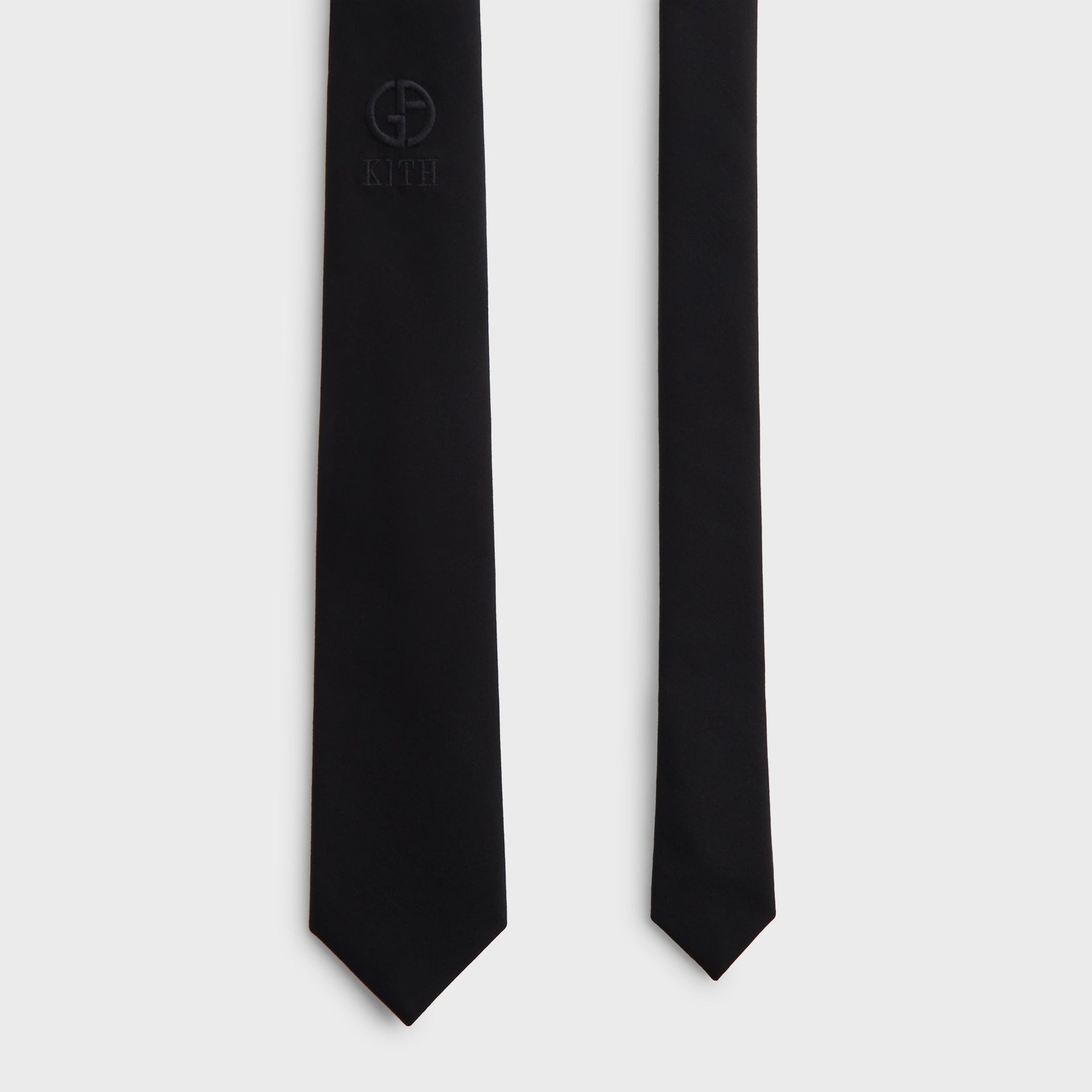 Giorgio Armani & Kith &Kin Milano Crepe Tie - Black - PH