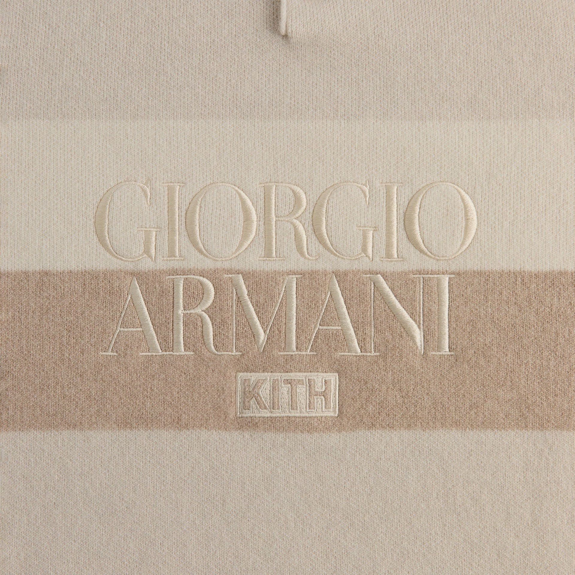 Kith & Giorgio Armani Cashmere Harmon Rugby - Sandrift