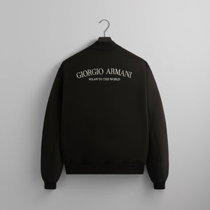 Kith Giorgio Armani Bomber Jacket Black Kith Canada