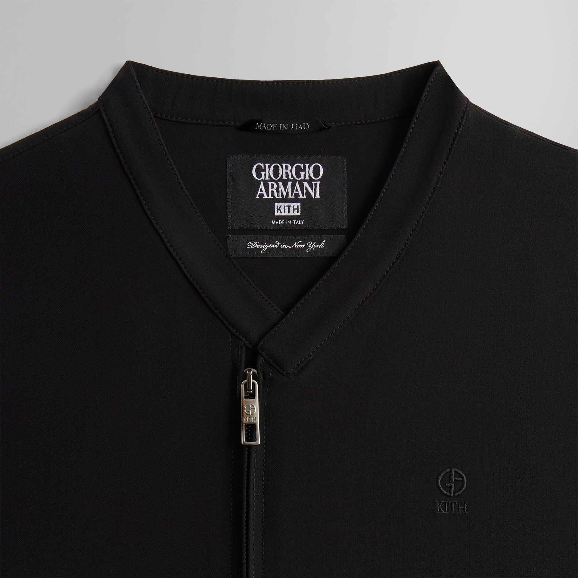 Chemise zippée Kith & Giorgio Armani - Noir PH