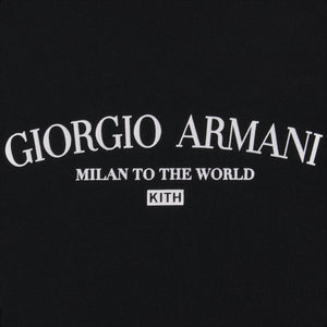 Kith & Giorgio Armani Long Sleeve Tee - Black