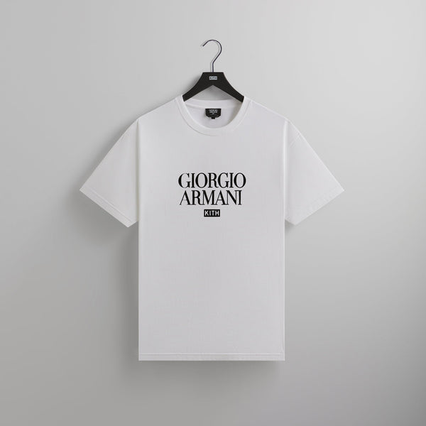 Kith & Giorgio Armani Tee - White – Kith Canada