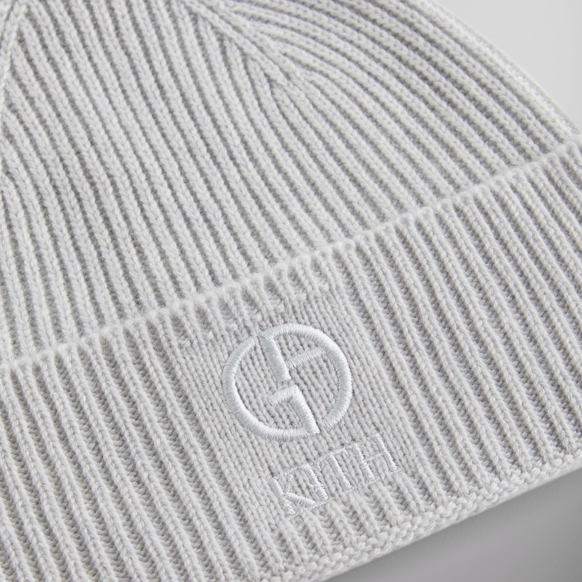 Kith & Giorgio Armani Cashmere Beanie - Light Heather Grey