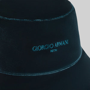 Kith & Giorgio Armani Velour Bucket Hat - Stadium