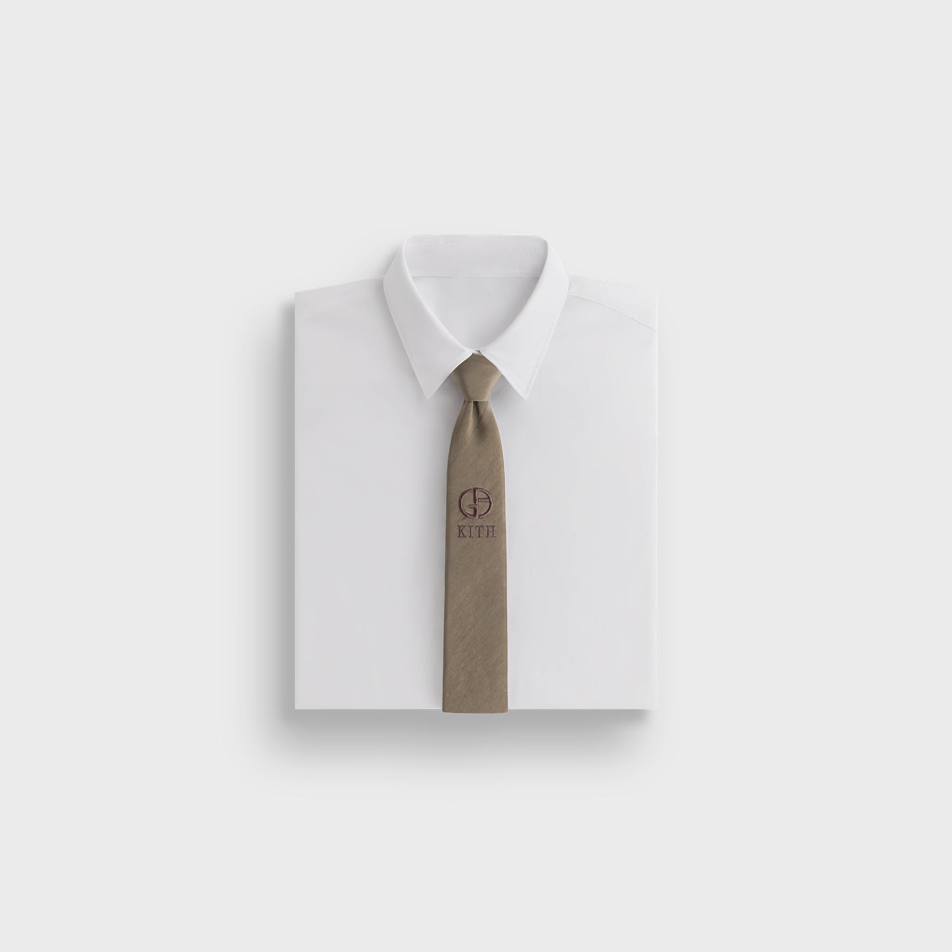 Giorgio Armani & Kith Silk Tie - Gravel