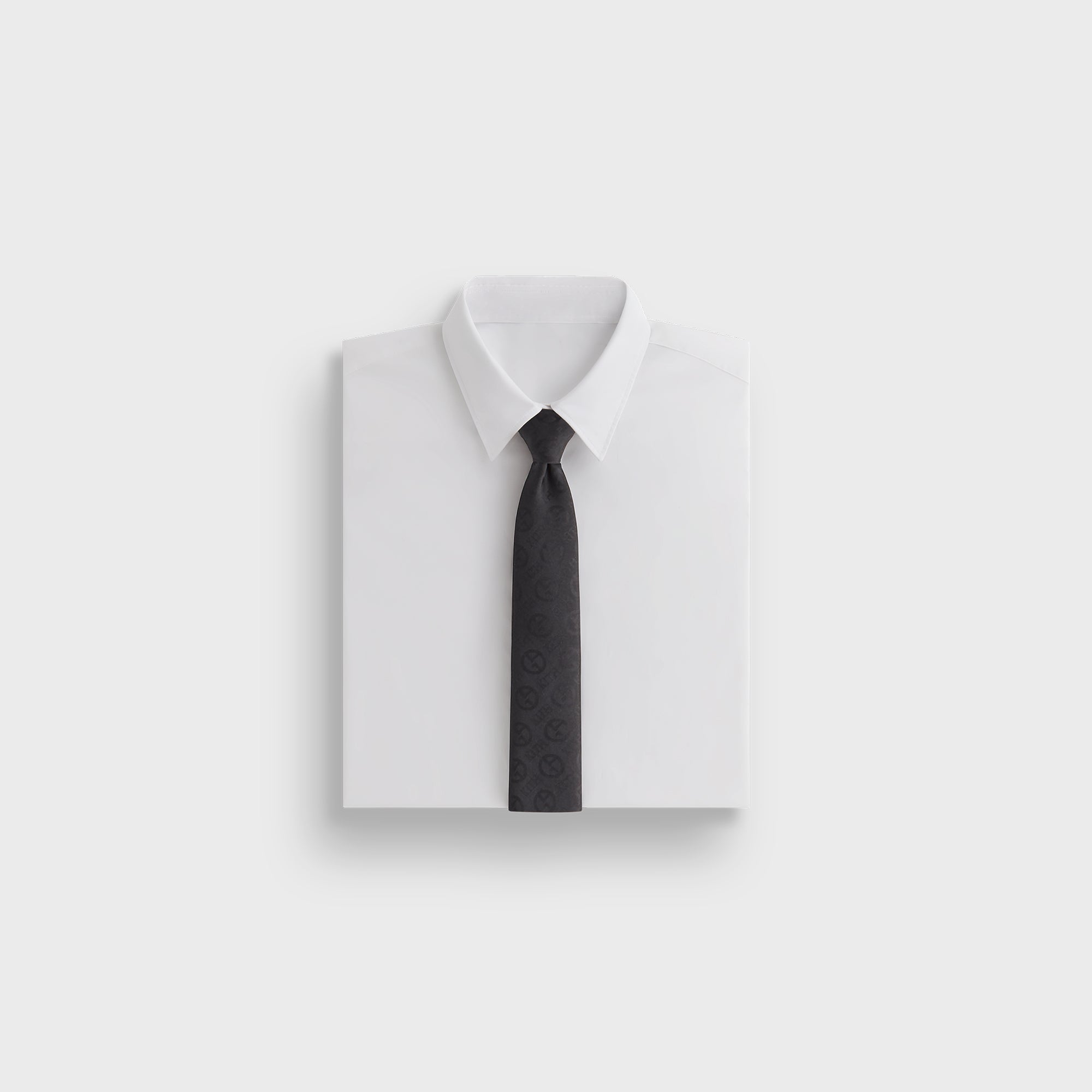 Giorgio Armani & Kith Monogram Jacquard Tie - Black – Kith