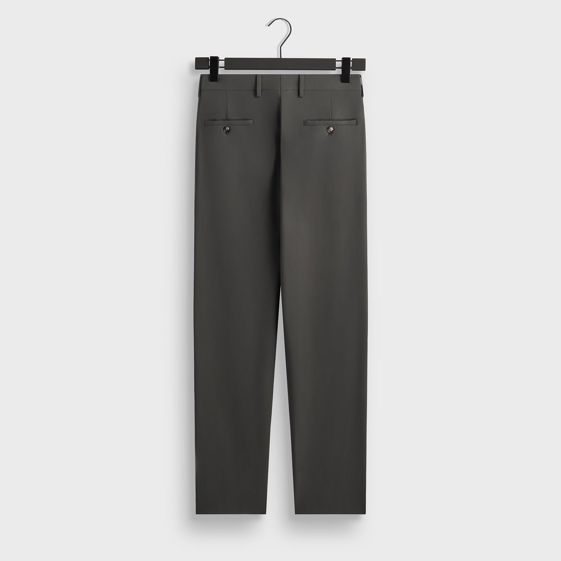 Giorgio Armani & Kith &Kin Milano Crepe Flat Front Trouser - Dark Ash - PH
