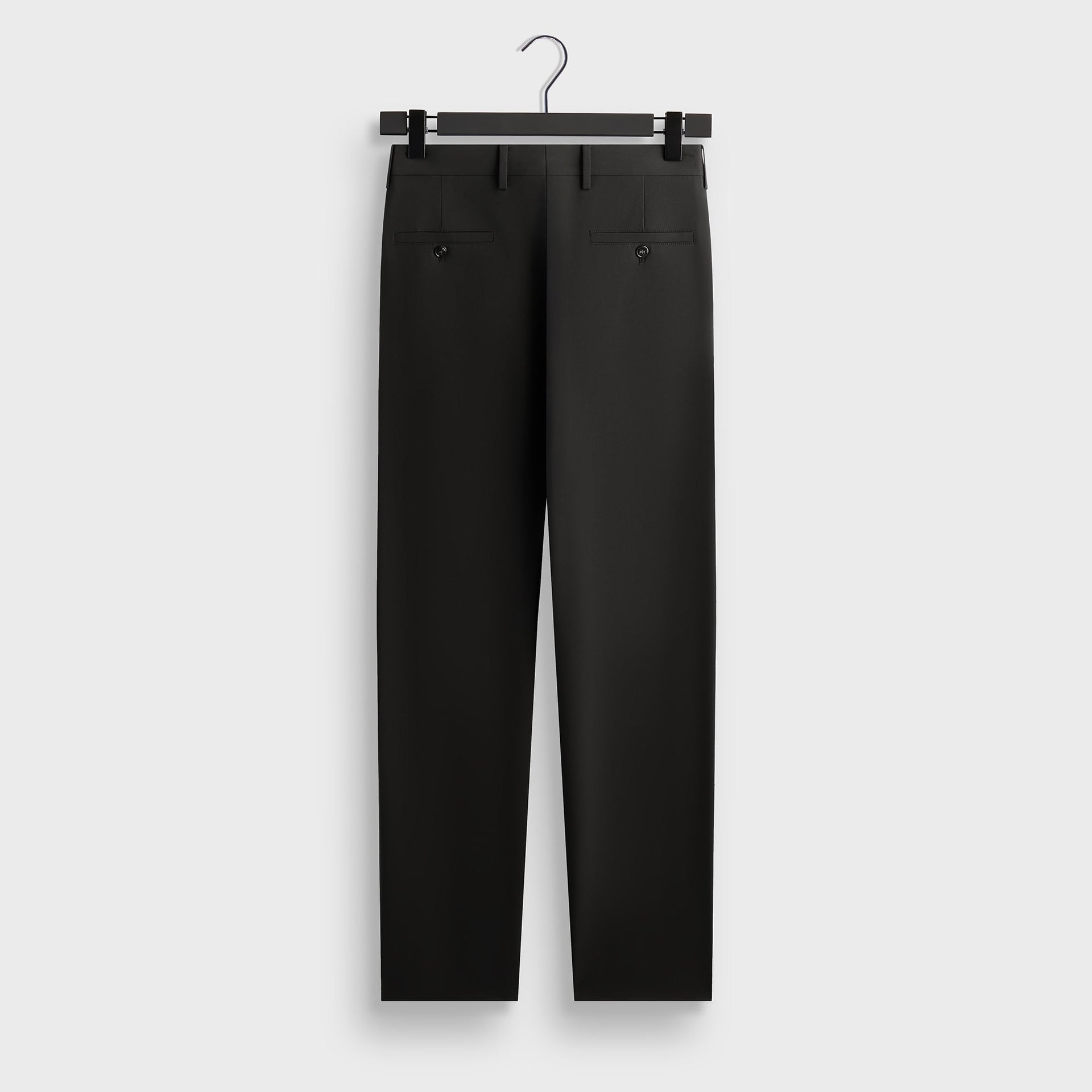 Giorgio Armani & Kith &Kin Milano Crepe Flat Front Trouser - Black