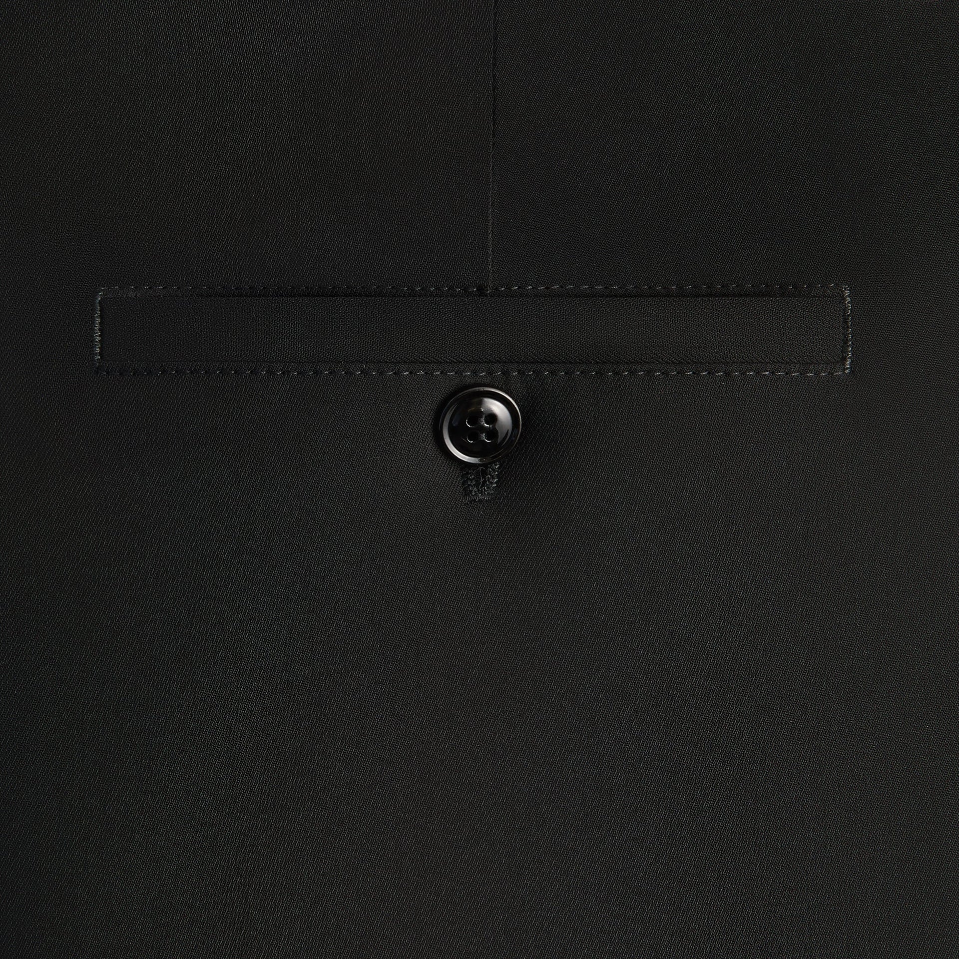 Giorgio Armani & Kith &Kin Milano Crepe Flat Front Trouser - Black