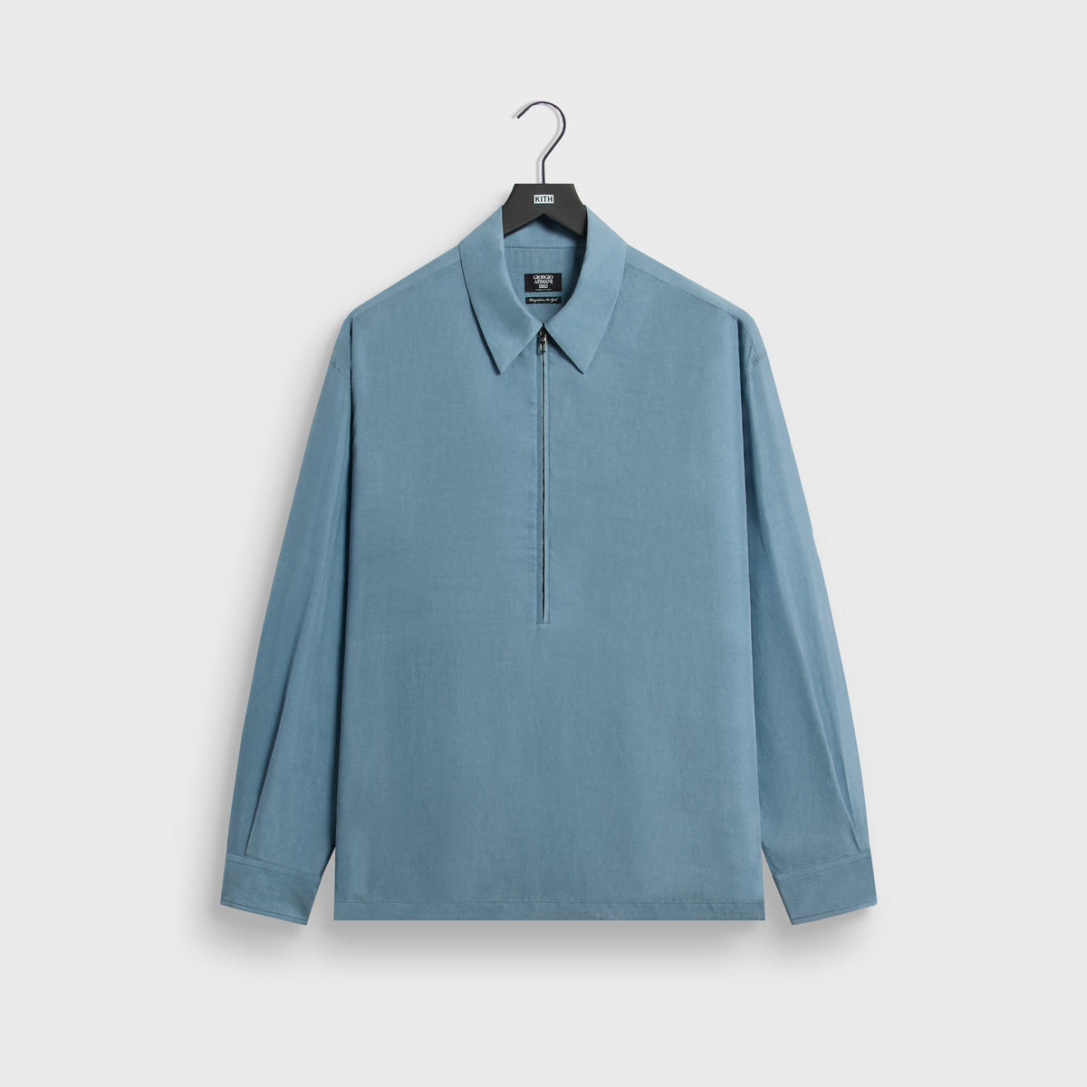 Giorgio Armani & Kith Quarter-Zip Shirt - Flint Stone - PH