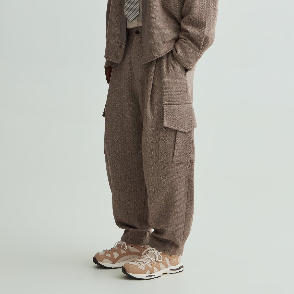 Giorgio Armani & Kith Cashmere Cargo Pant - Iron