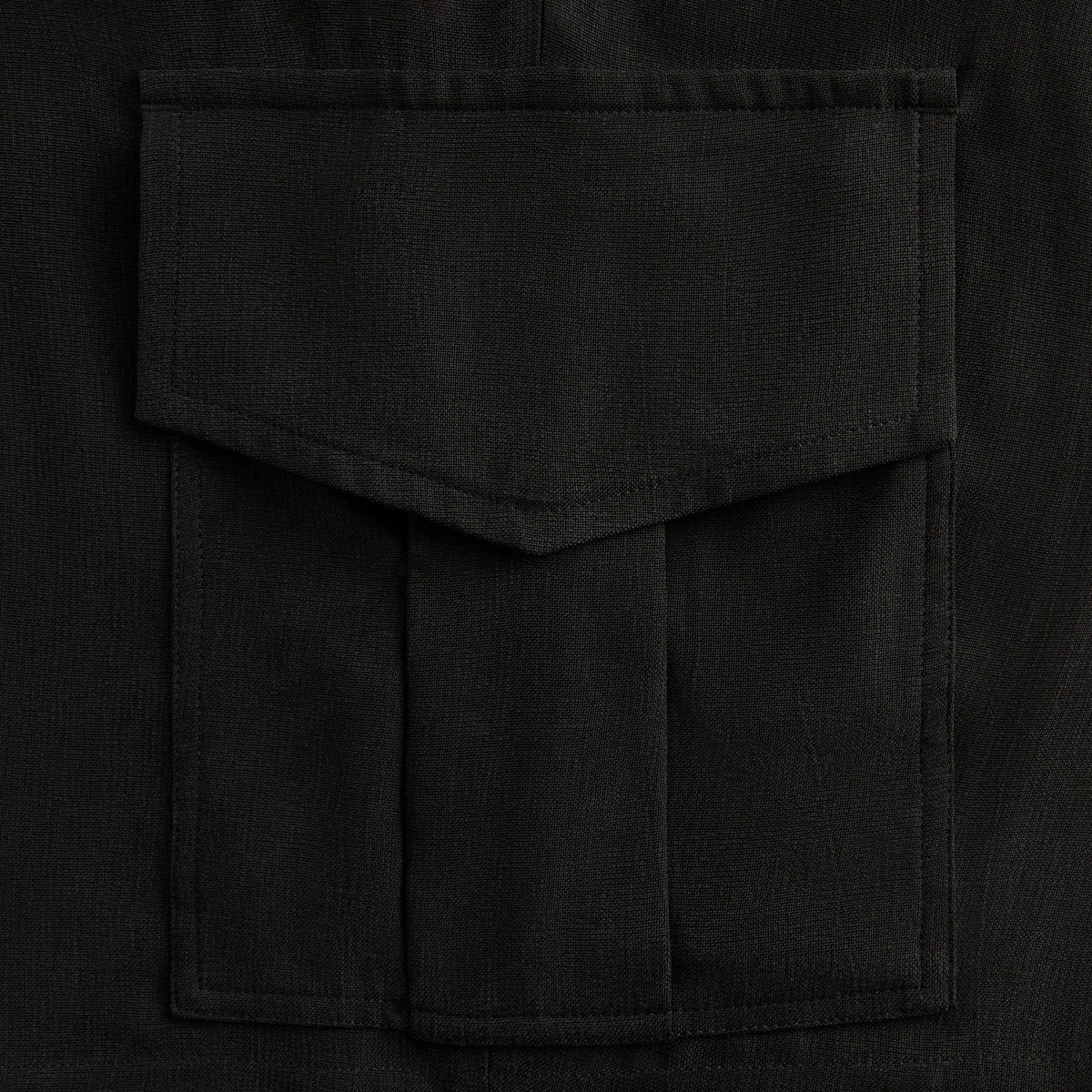 Giorgio Armani & Kith Cupro Cargo Short - Black Beauty