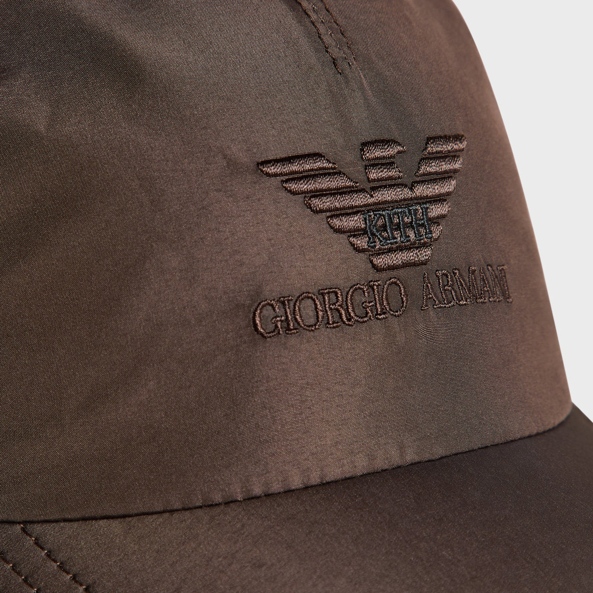 Giorgio Armani & Kith Light Capello Baseball Sabbia Cap - Hot Fudge