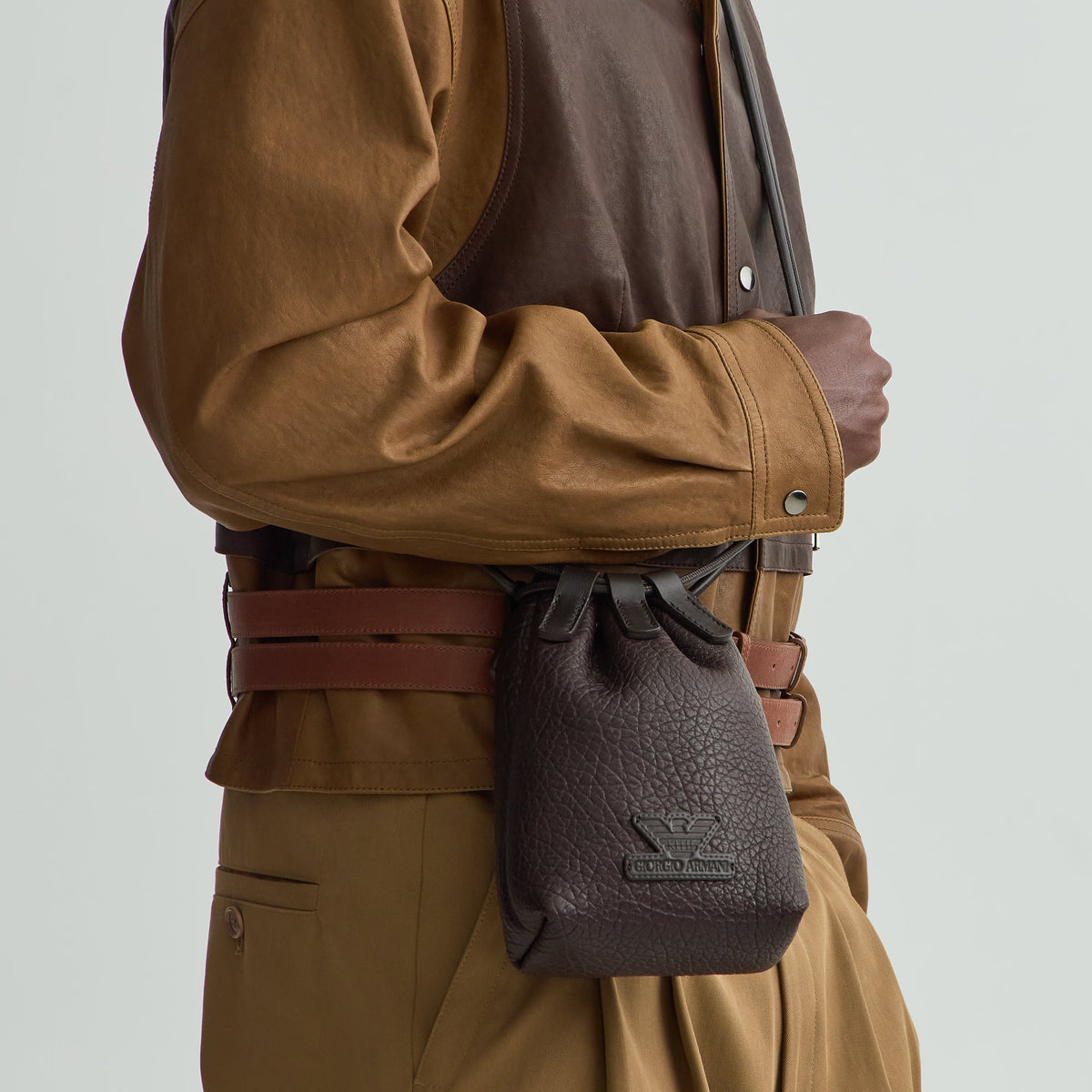 Giorgia Armani & Kith Mini Bag - Meteorite