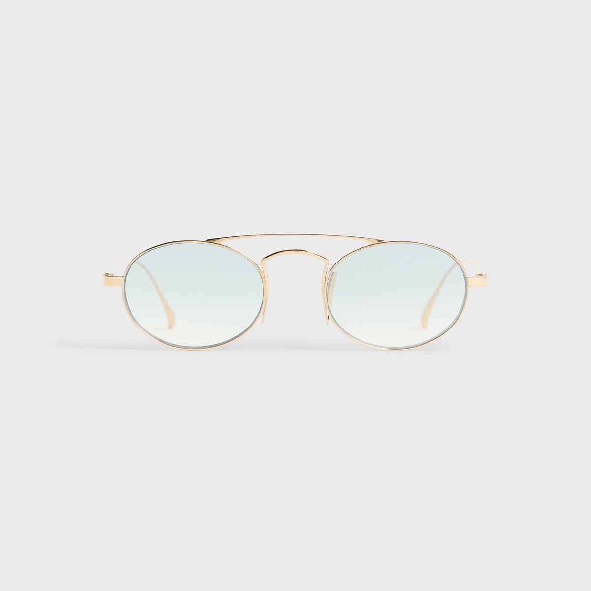 Giorgio Armani & Kith Oval Sunglasses - Titanium - PH