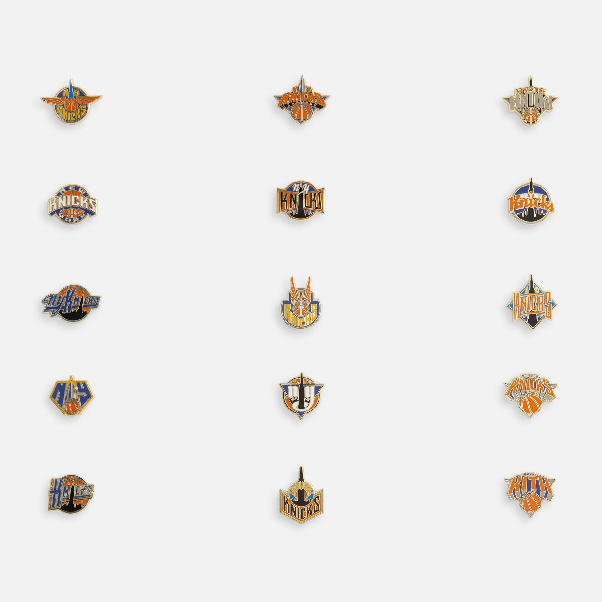 Kith for the New York Knicks Empire Vintage Nelson Crewneck - Light Heather Grey