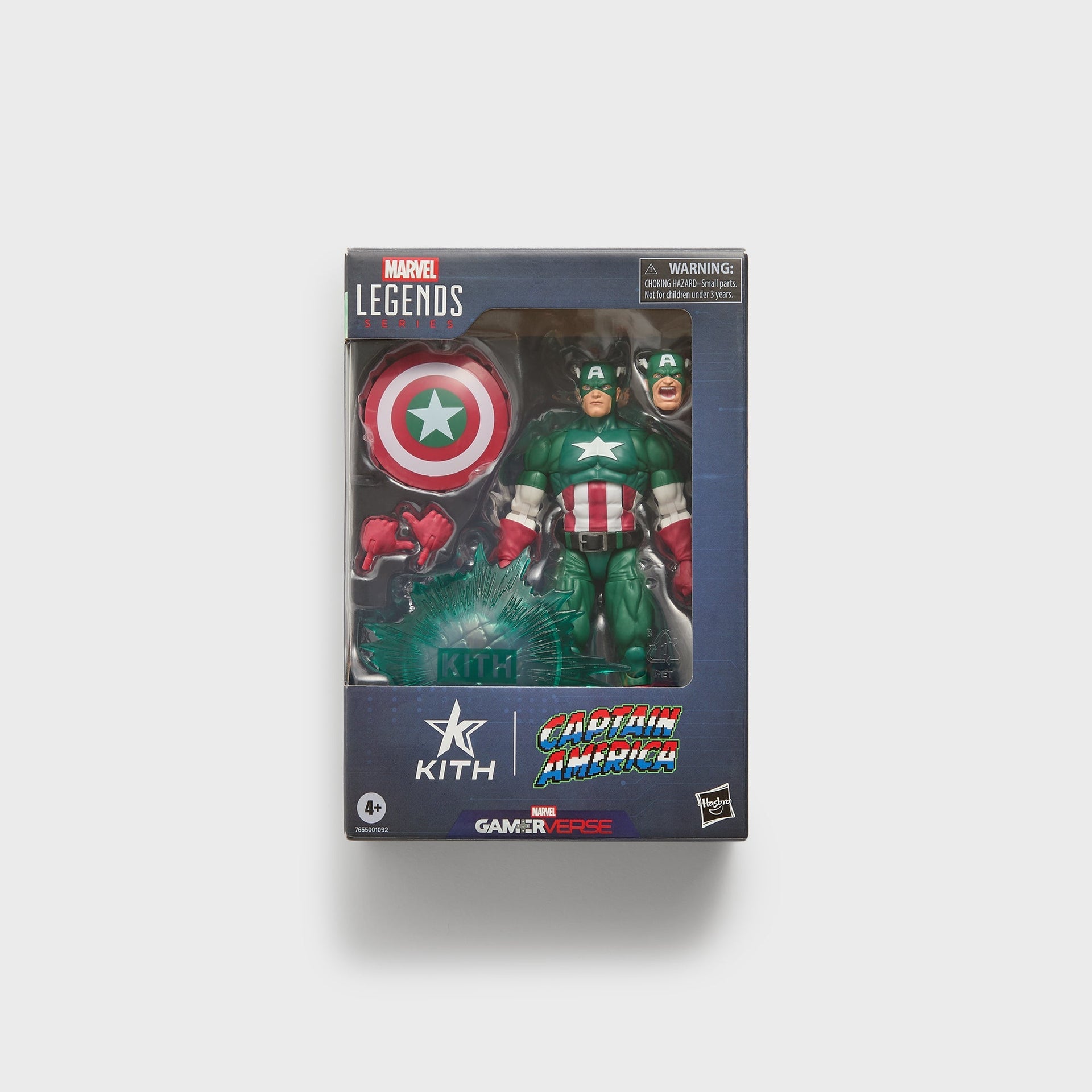 Marvel | Kith for Hasbro Legends Captain America Gameverse Player 2 Figure - Green - PH