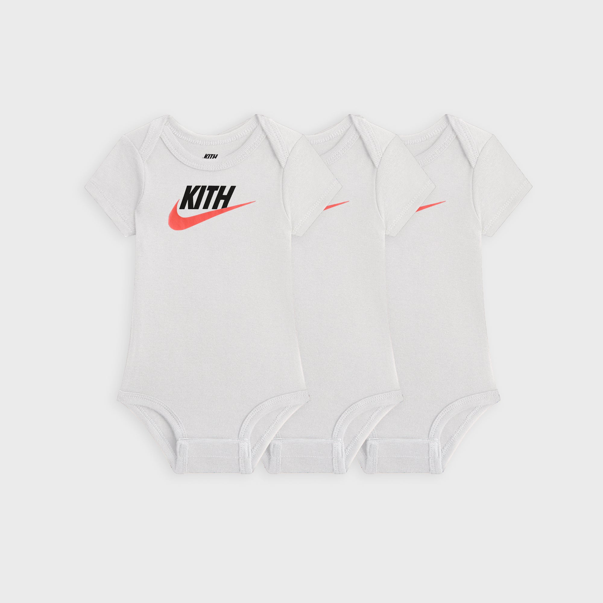 Kith Baby for Nike 3-Pack Bodysuit - White – Kith Canada Kith Baby for Nike 3-Pack Bodysuit - White – Kith Canada