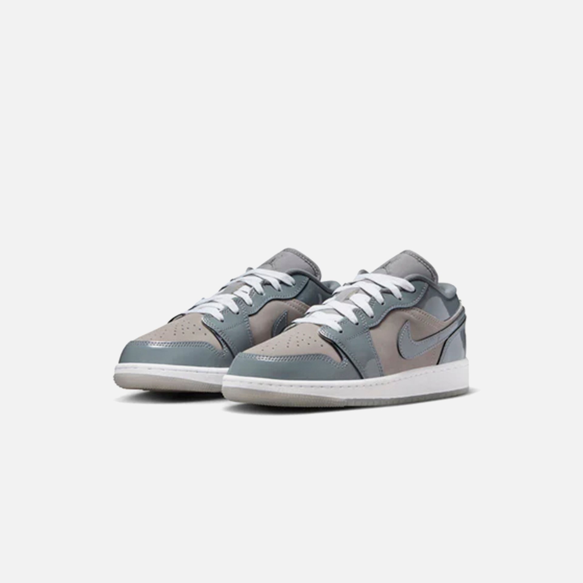 Nike GS Air Jordan 1 Low Se Bg - Medium Grey / White / Cool Grey