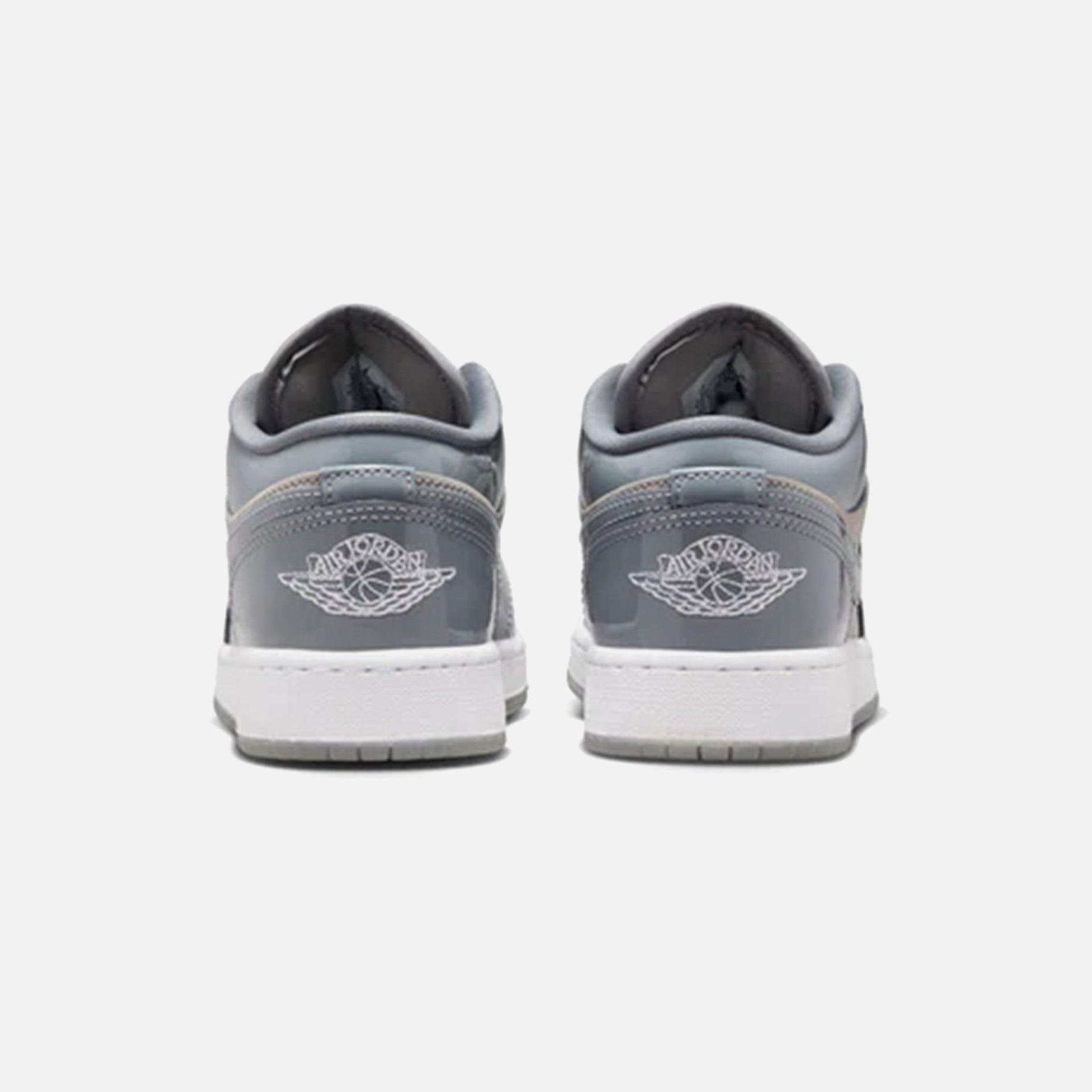 Nike GS Air Jordan 1 Low Se Bg - Medium Grey / White / Cool Grey