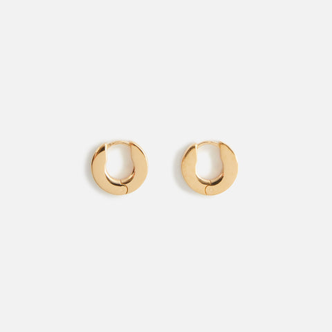 Hatton Labs Edge Hoop Earrings - Gold