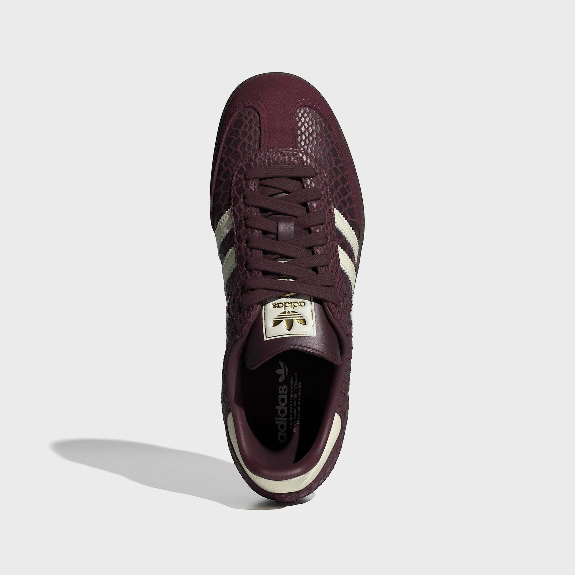 adidas WMNS Samba OG - Maroon / Cream White / Gold Metallic
