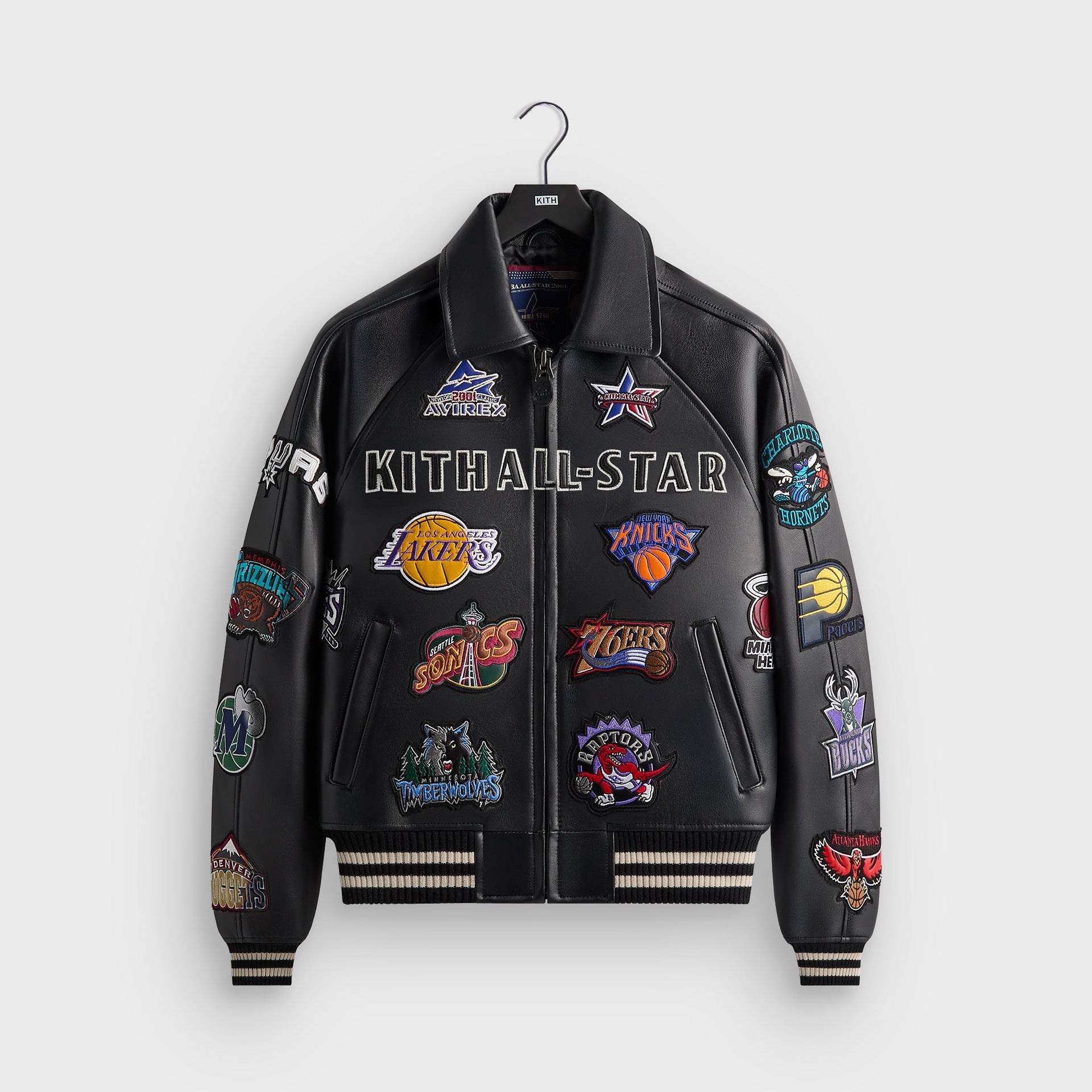 Kith & AVIREX for NBA All-Star Bomber Jacket - Black / Multi