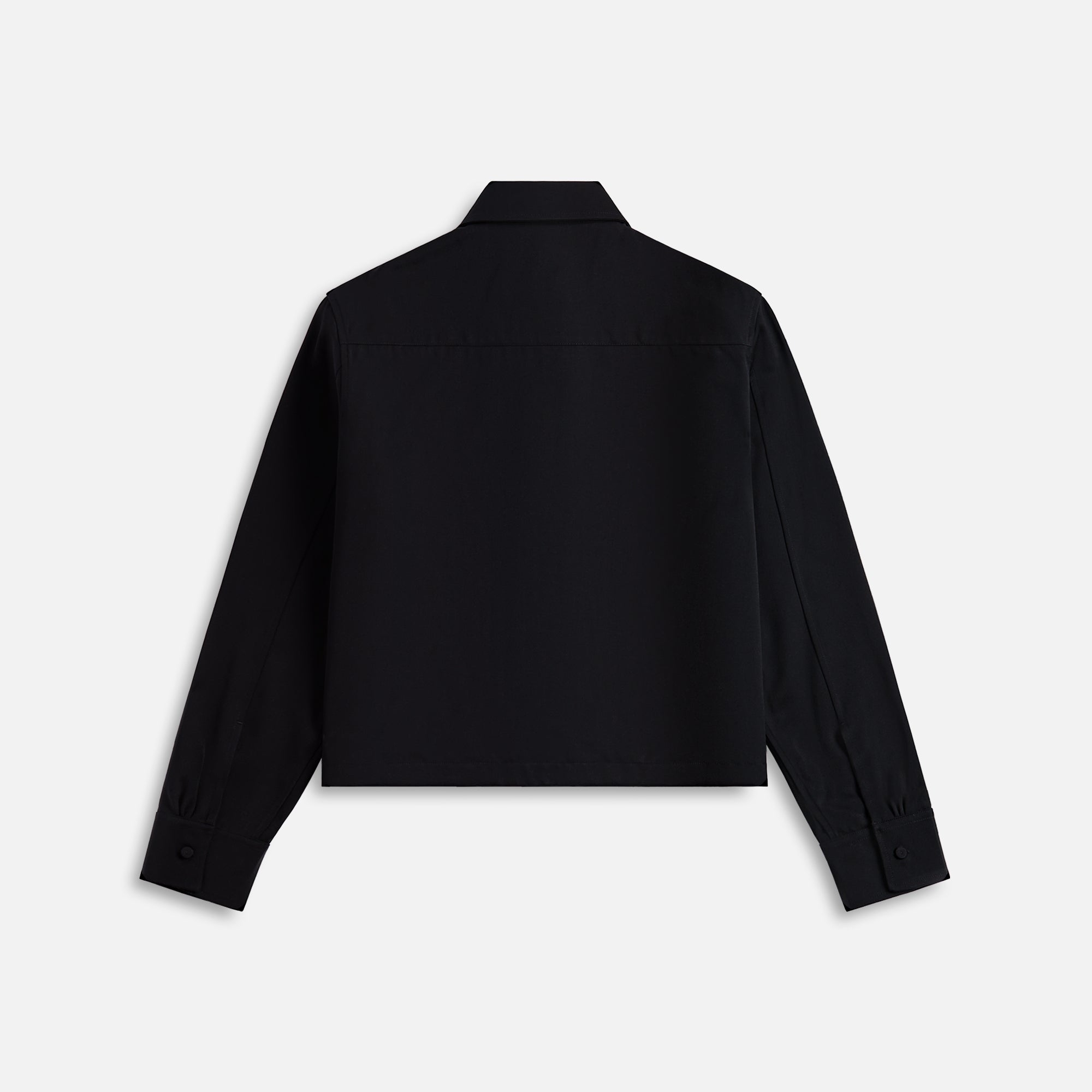 Jil Sander Fine Wool Gabardine Shirt with Jewels - Black – Kith Canada