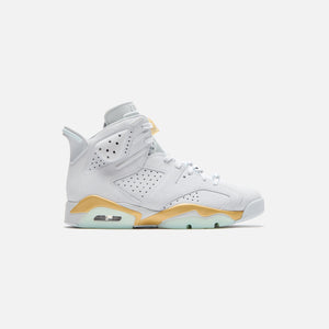 WMNS Air Jordan 6 Retro - Pure Platinum / Metallic Gold / Coconut Milk / Glacier Blue