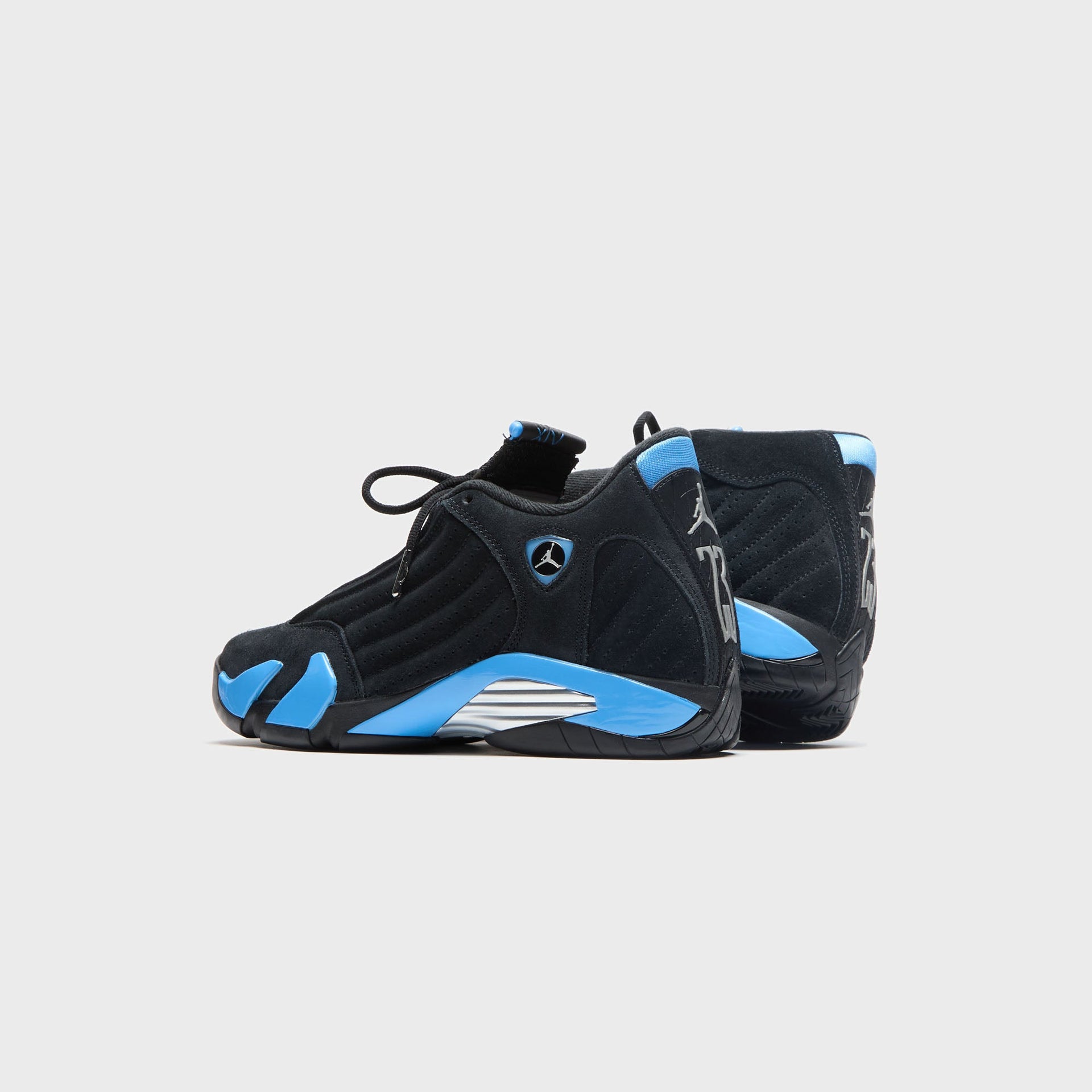 Jordan Air Jordan 14 Retro - Black / White / University Blue / Metallic Silver