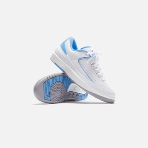 Nike Air Jordan 2 Retro Low - White  / University Blue / Cement Grey