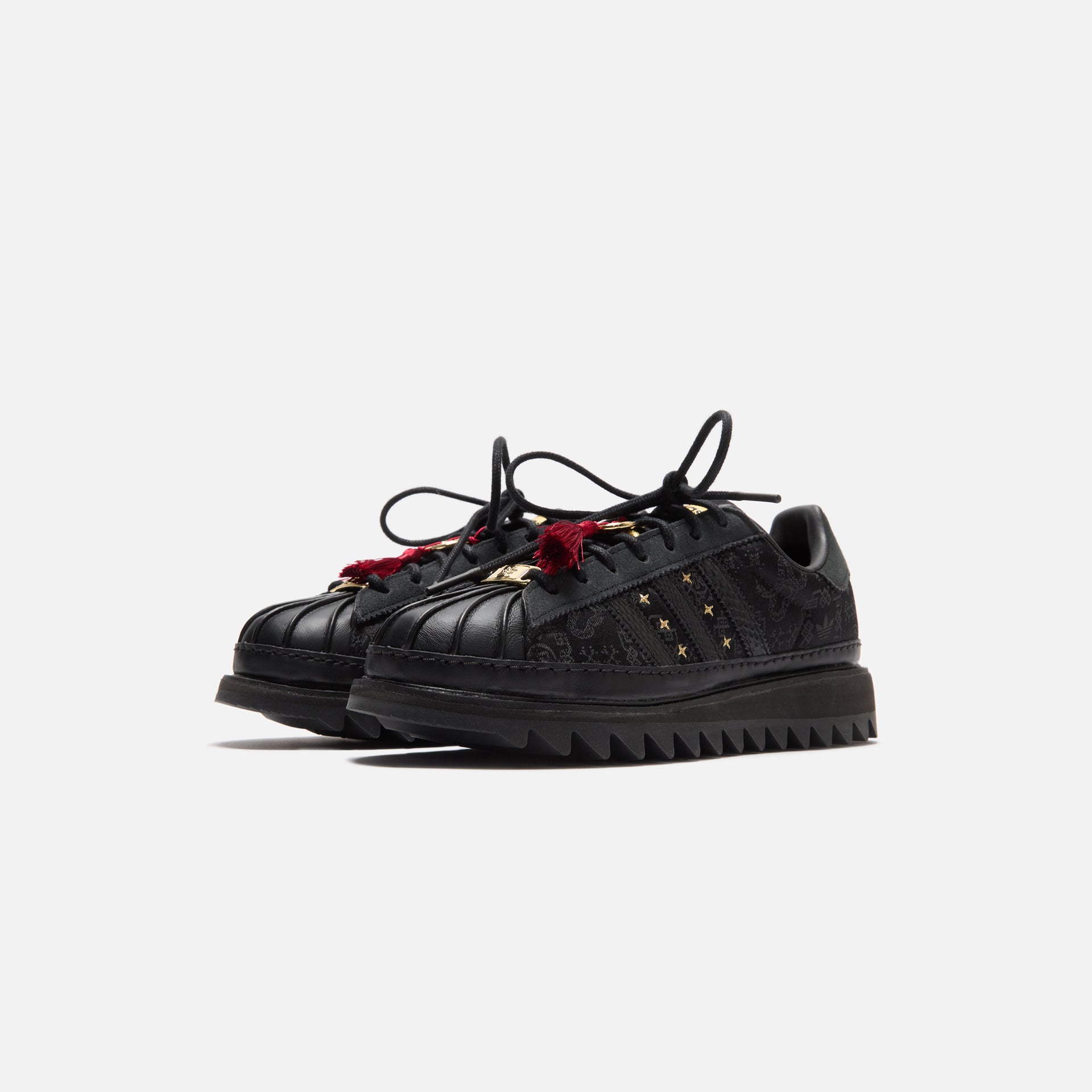 adidas x CLOT Lunar New Year Superstar - Core Black / Carbon Black / Metallic Gold