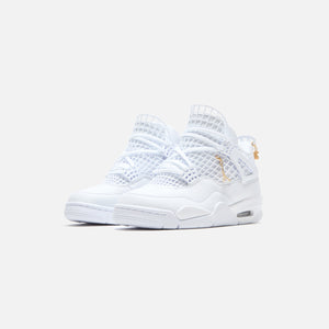 Jordan WMNS Air Jordan 4 NET - White / Phantom / Metallic Gold