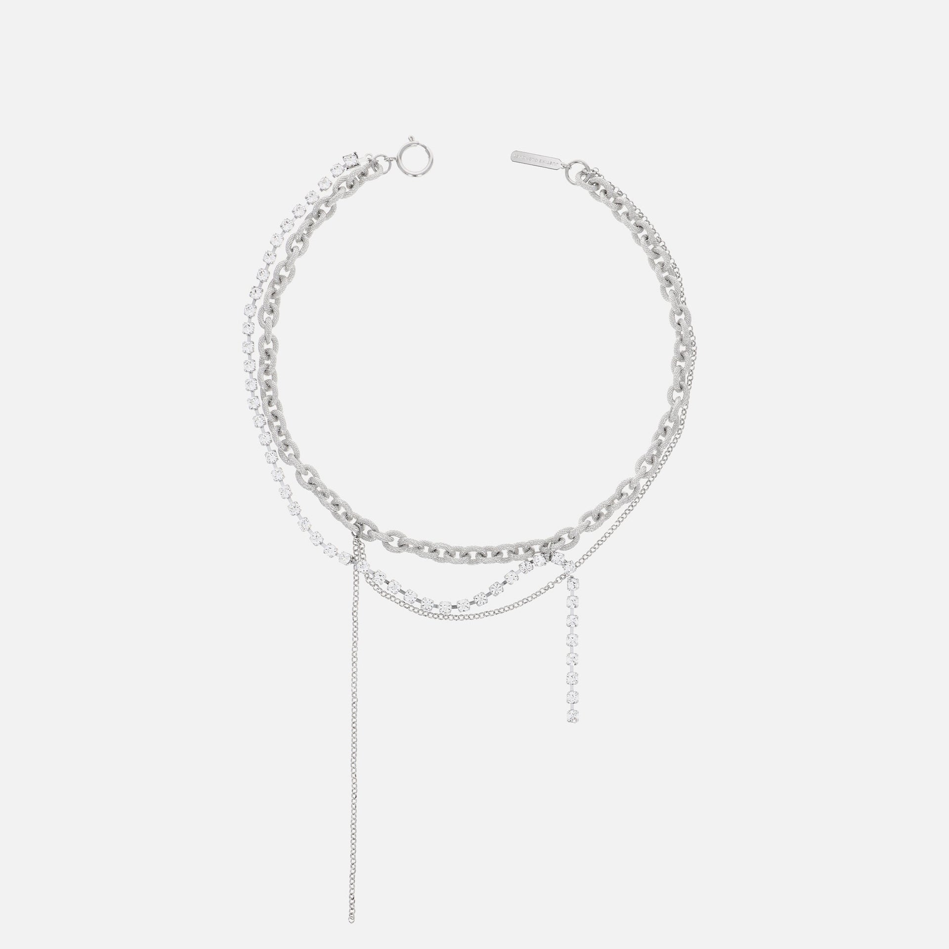 Justine Clenquet Daisy Necklace - Palladium