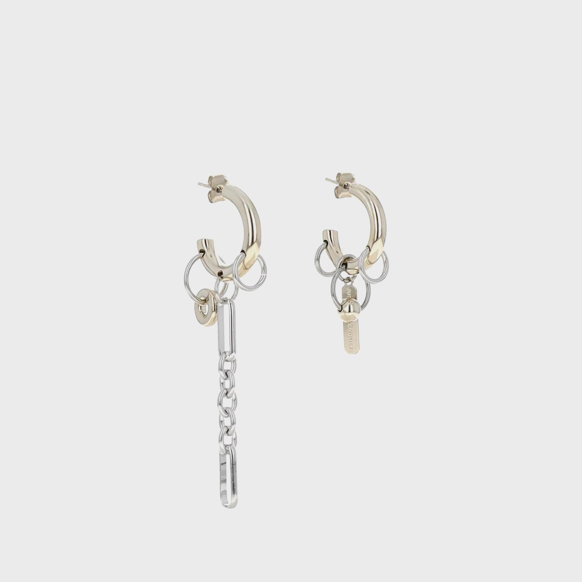 Justine Clenquet Iris Earring - Silver