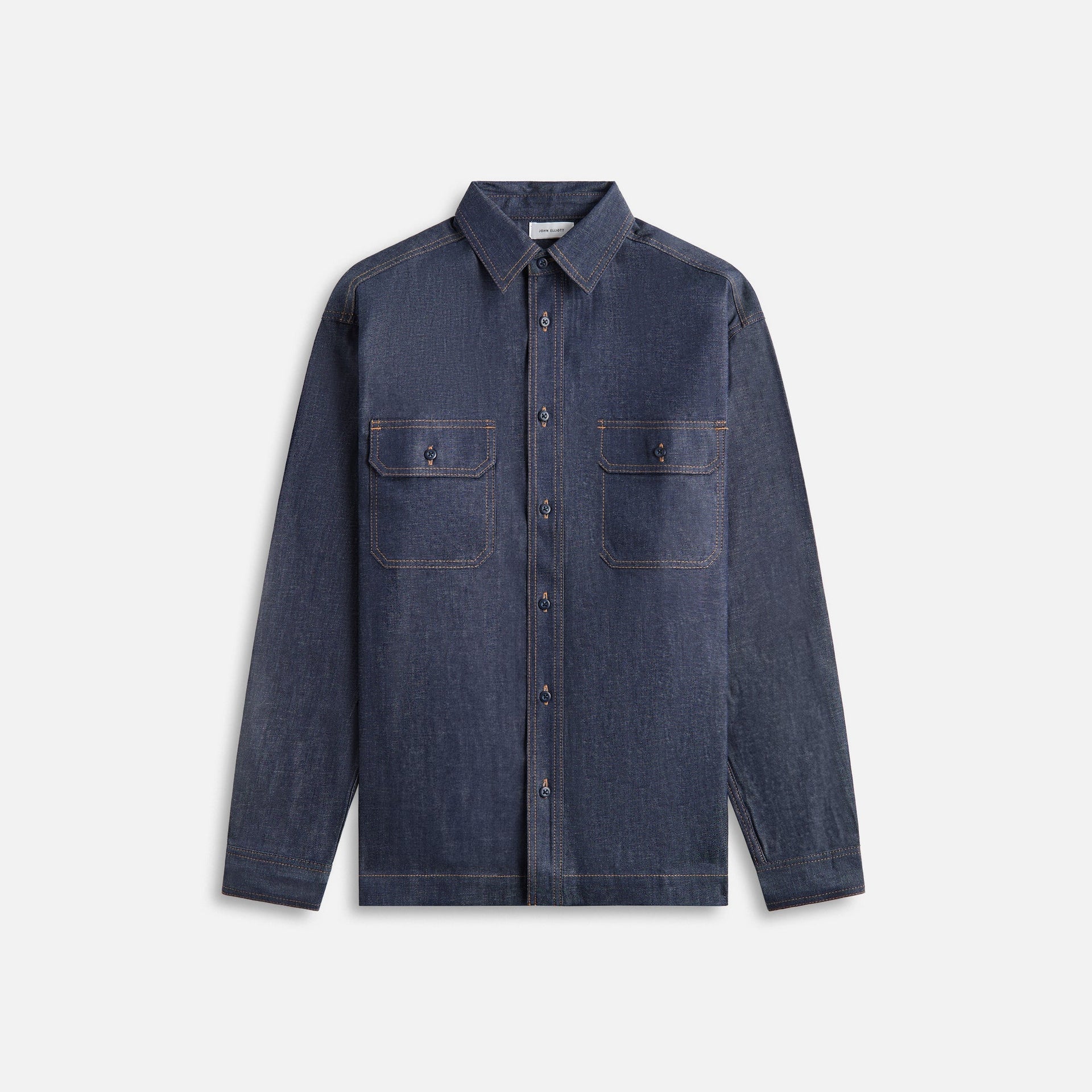 John Elliott Princeton Work Shirt - Dark Indigo