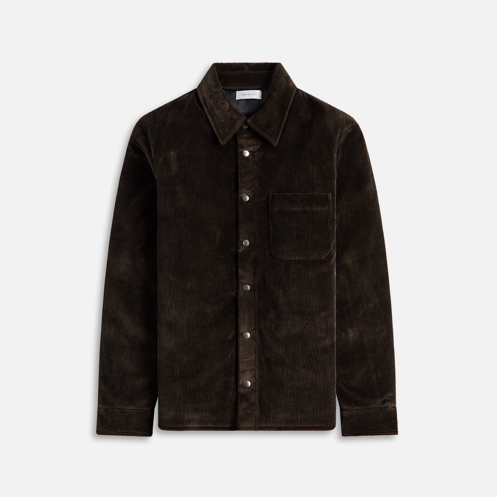 John Elliott Corduroy Padded Overshirt - Brown