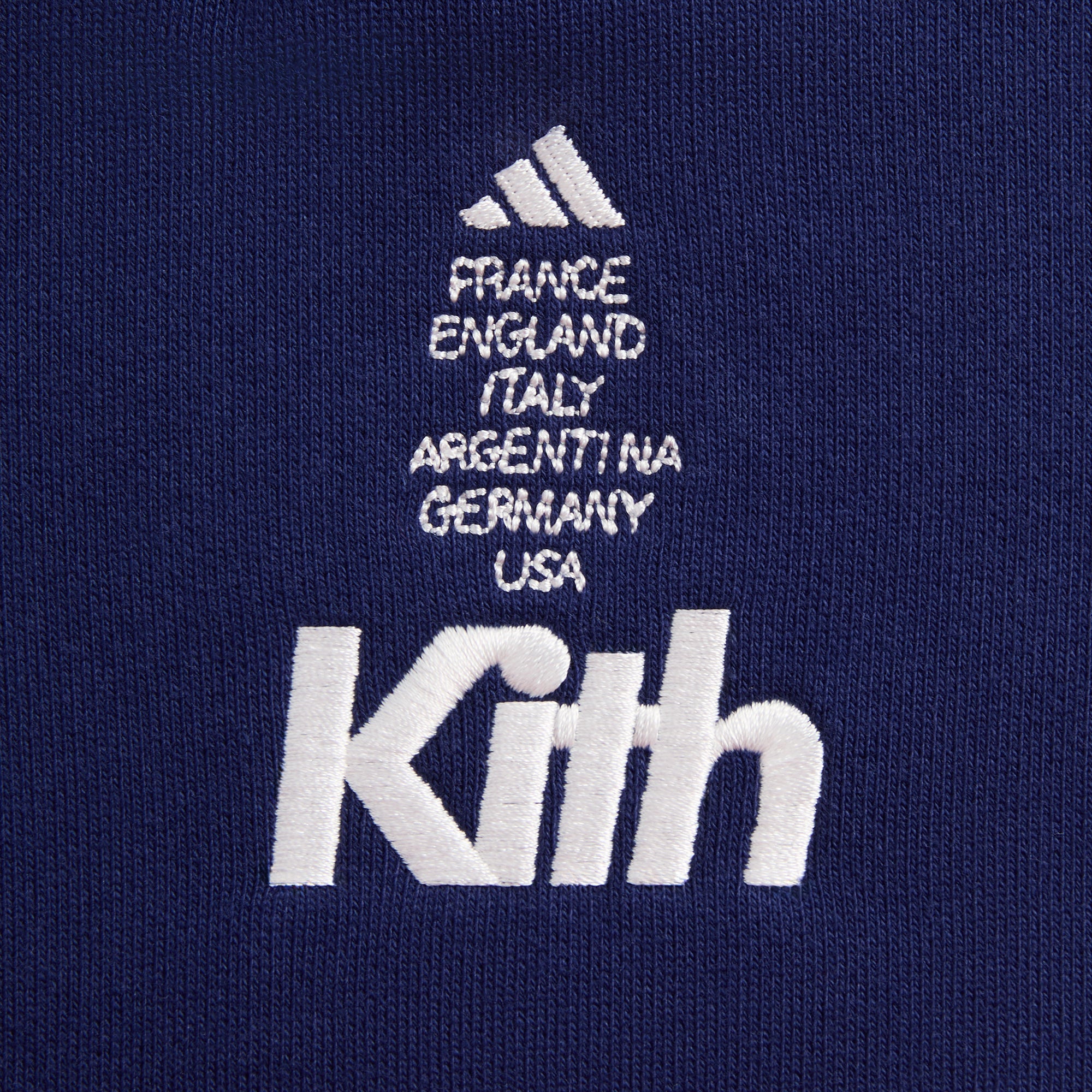 Kith for adidas Football Pullover - Blue – Kith Canada