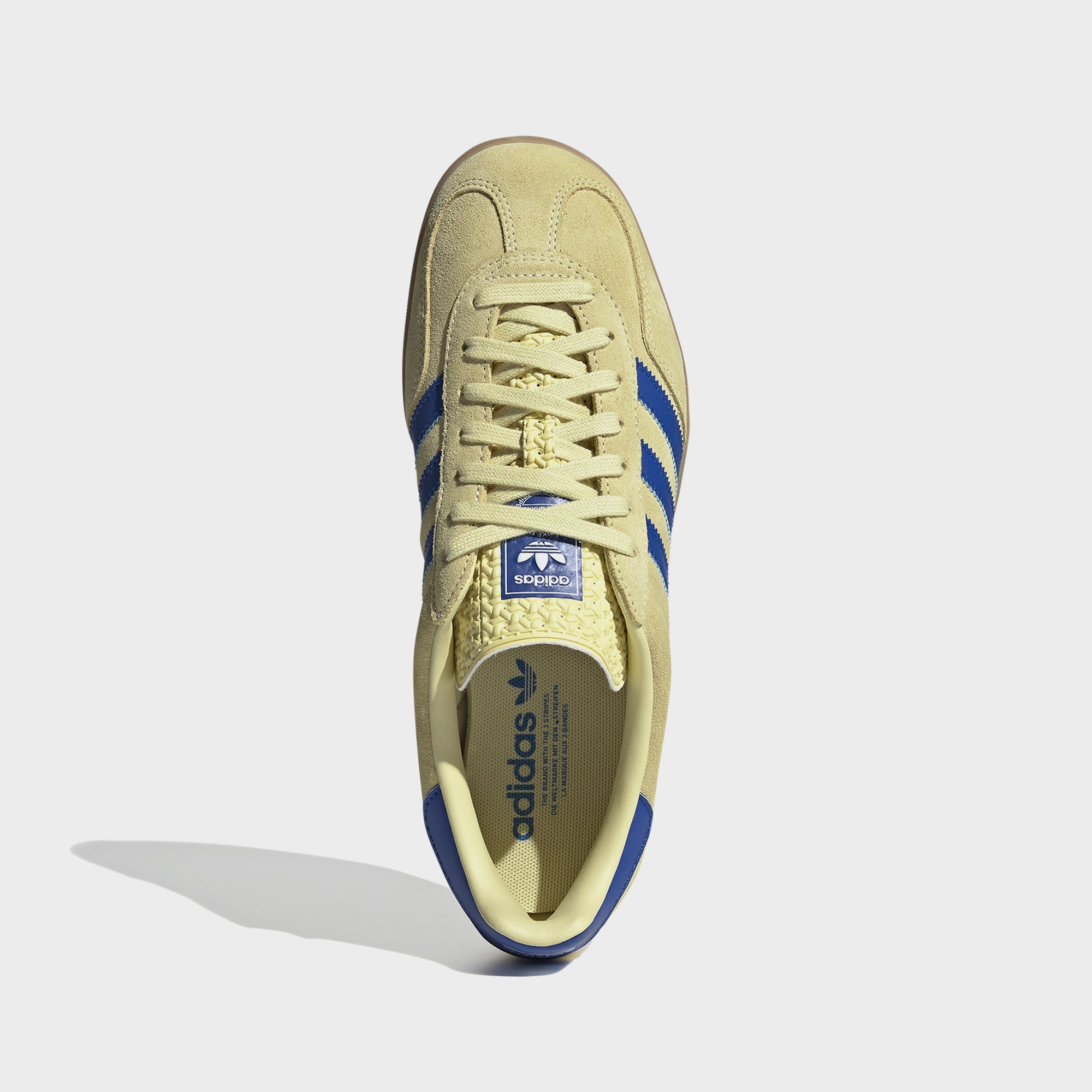 adidas Gazelle Indoor - Powder Yellow / Team Royal – Kith Canada