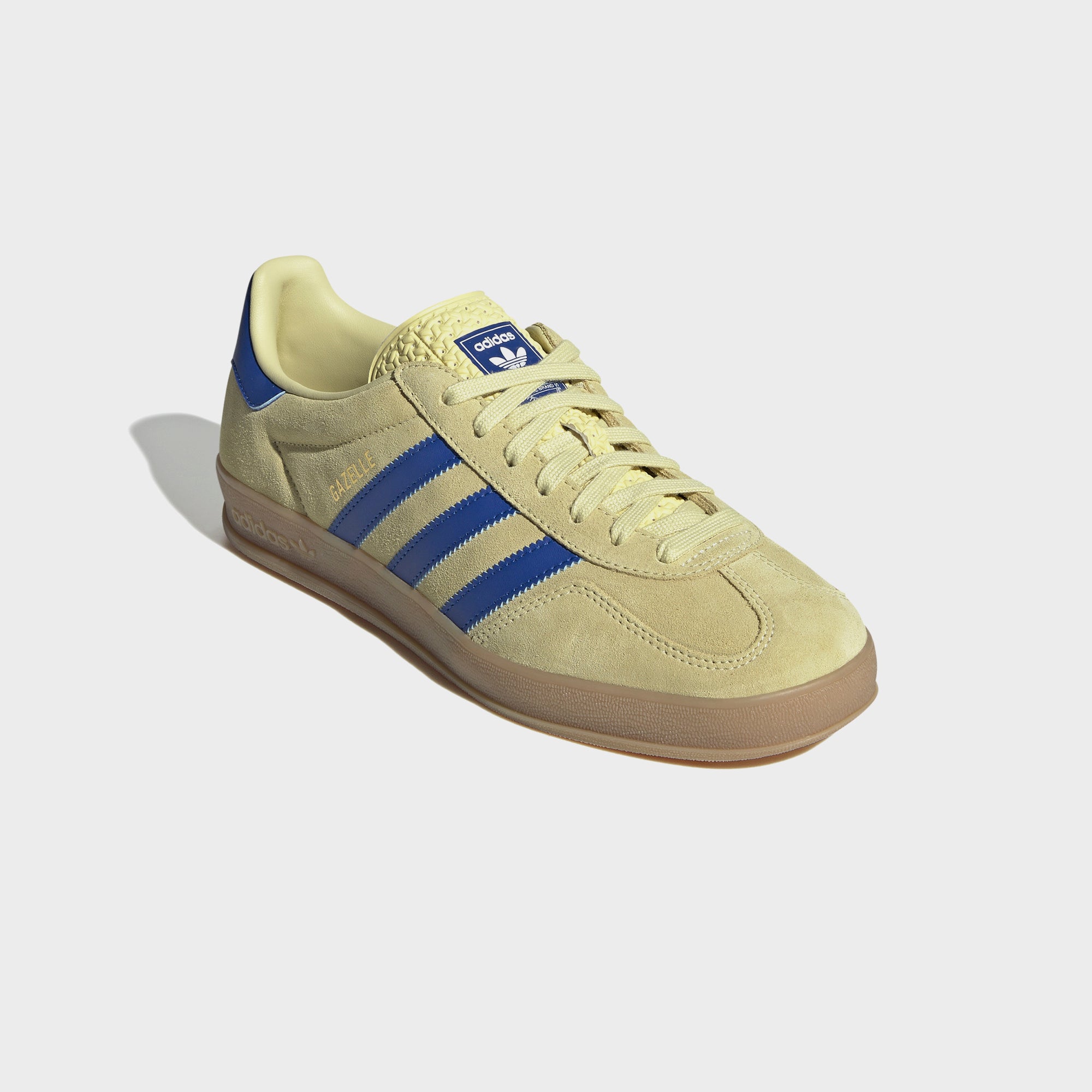 adidas Gazelle Indoor - Powder Yellow / Team Royal – Kith Canada