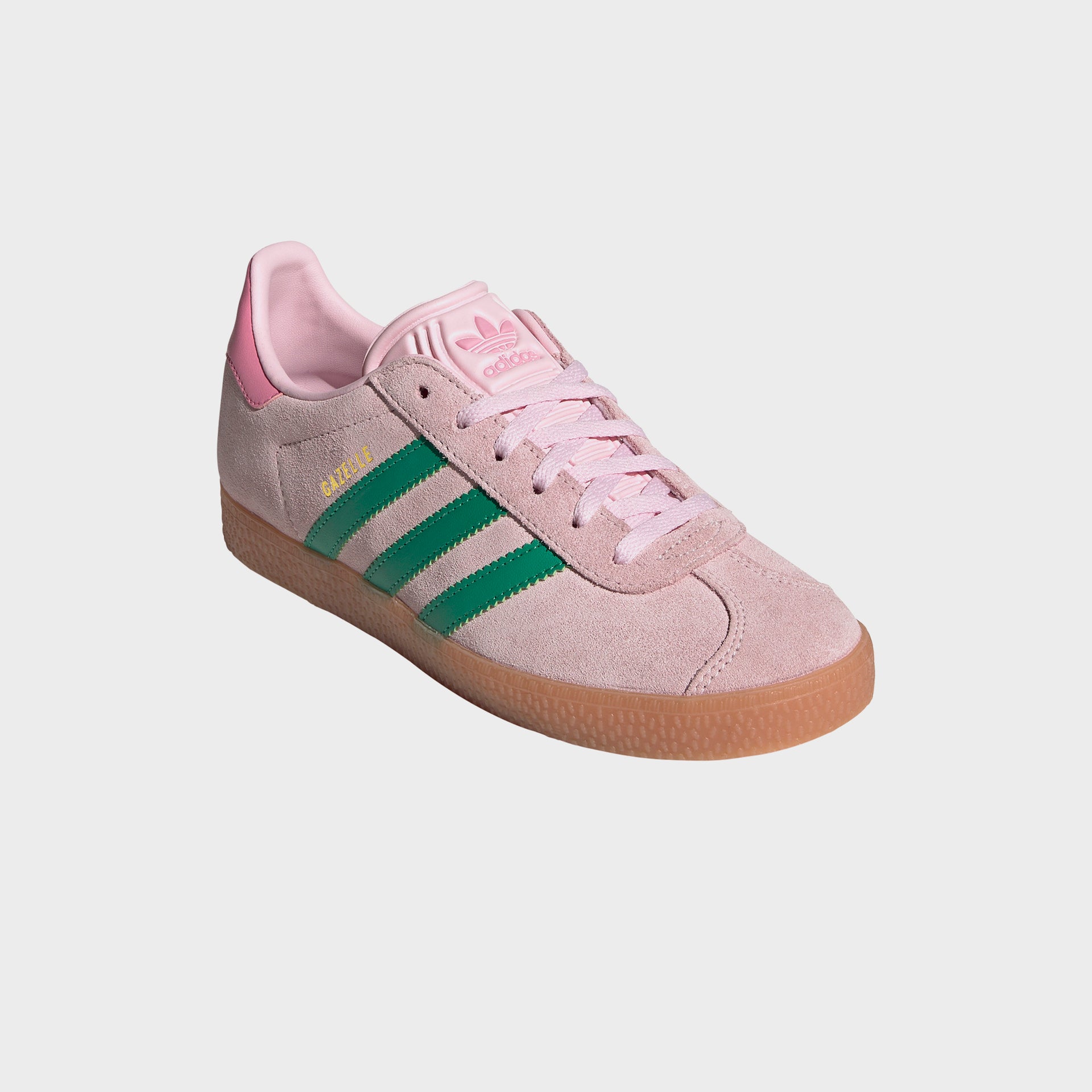 adidas GS Gazelle - Clear Pink / Court Green / Bliss Pink