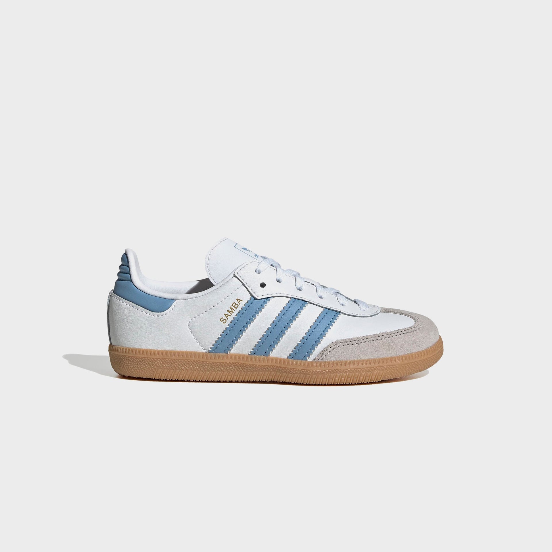 adidas Kids Samba OG - Cloud White / Ash Blue / Gum