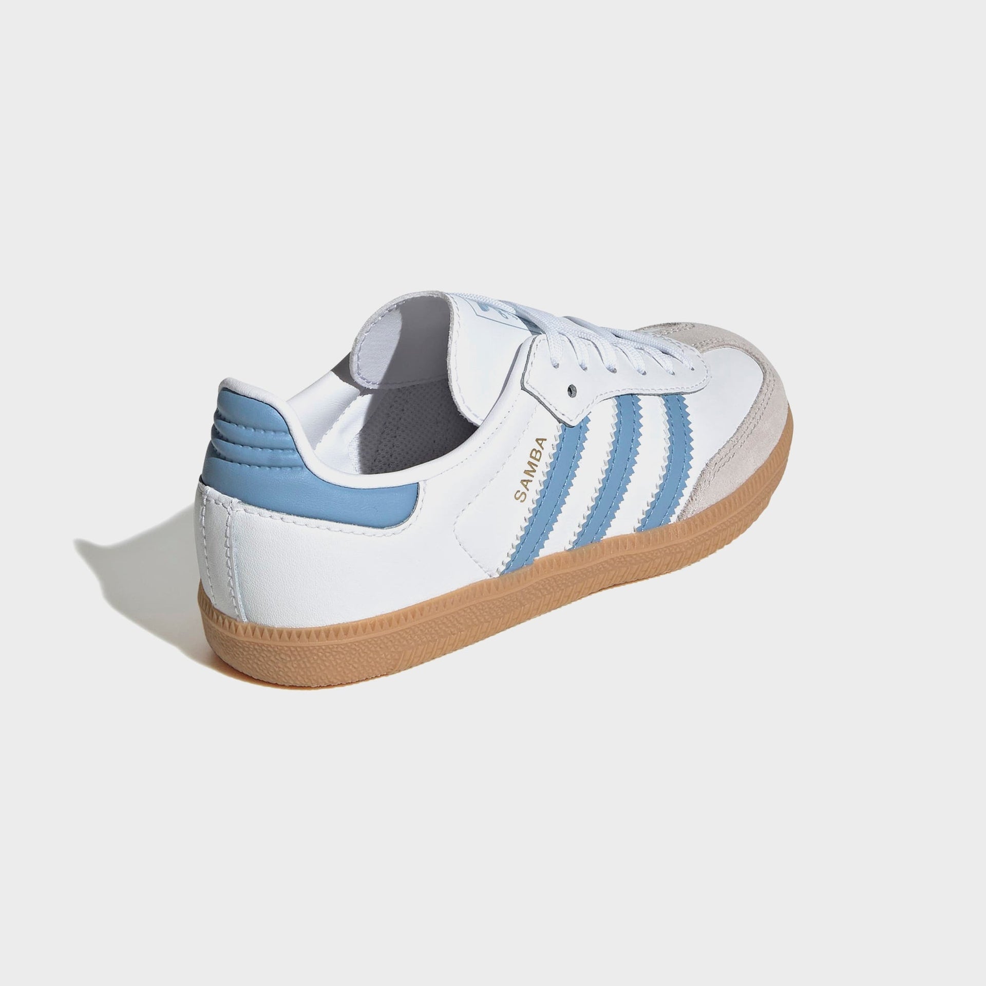 adidas Kids Samba OG - Cloud White / Ash Blue / Gum