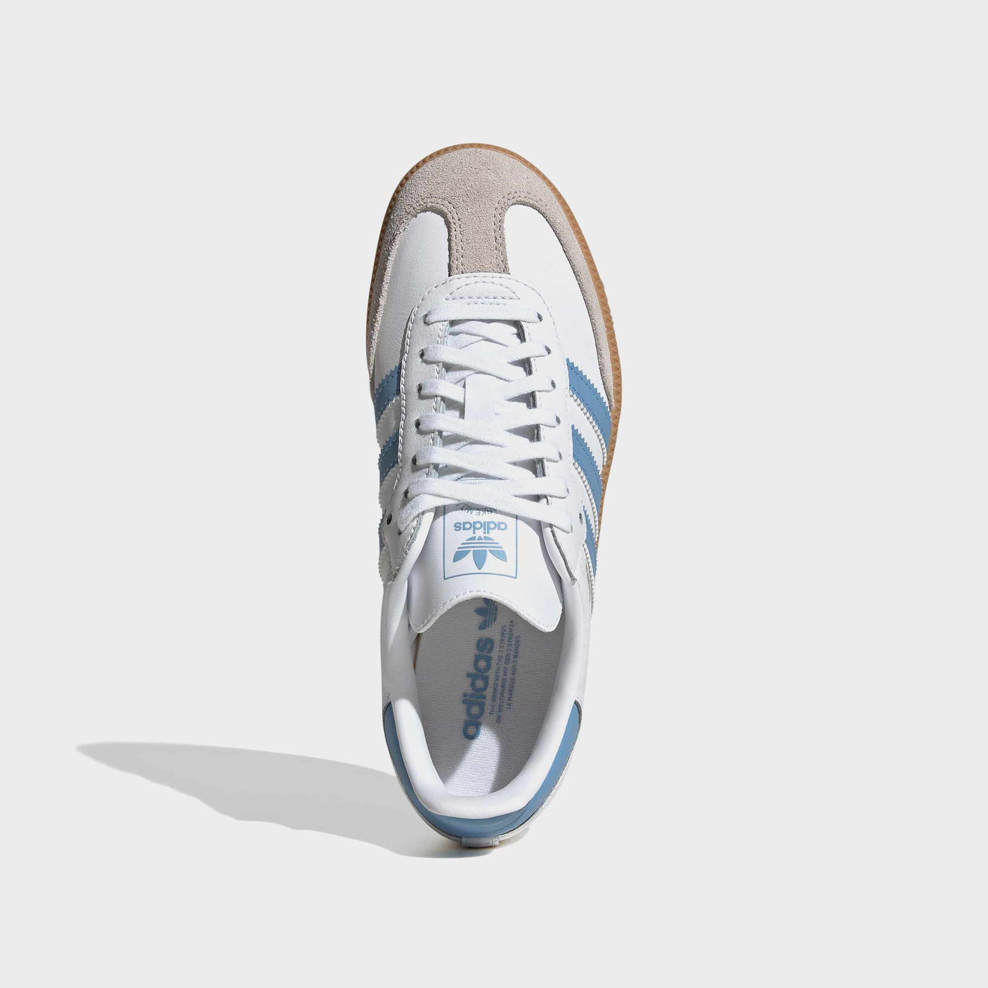 adidas GS Samba OG - White / Ash Blue / Gum 3 – Kith Canada