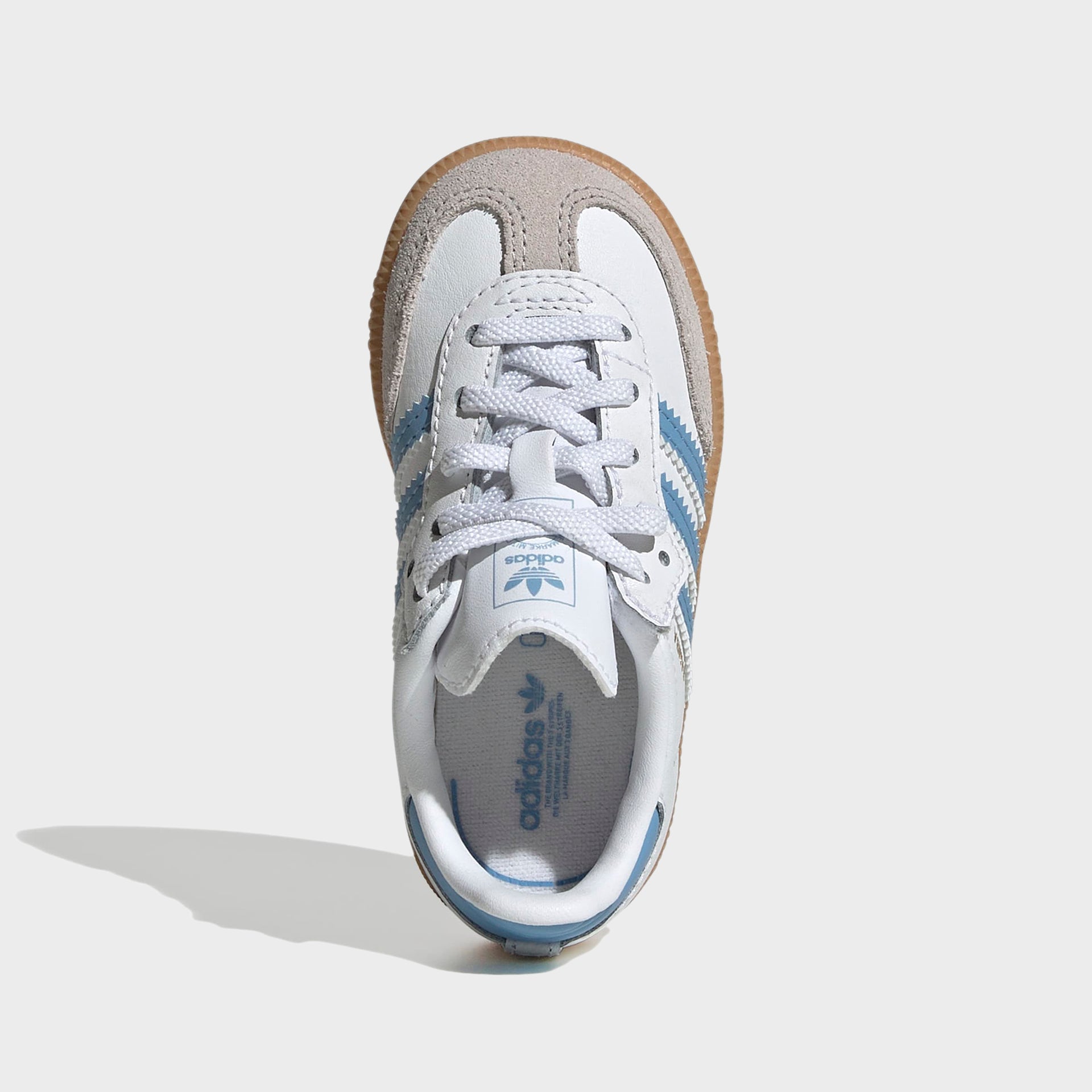 adidas TD Samba OG - White / Ash Blue / Gum 3
